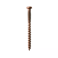 VIS COBRA INOX A2 5x50 BRUN POUR LAMES COMPOSITES - 150 UNI/PQT VIS COBRA INOX A2 5x50 BRUN POUR LAMES COMPOSITES - 150 UNI/PQT
